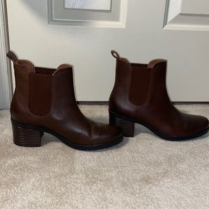 Brown Leather Chelsea Boot